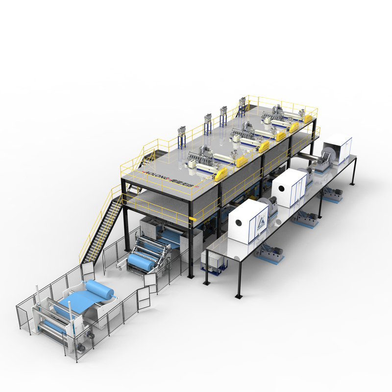  3.2米 三模头SSS纺粘无纺布生产线