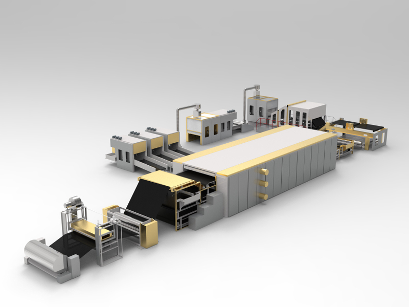 2025隔音板非织造布生产线